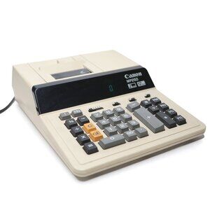 Vintage Canon MP250 Printing Desk Calculator Adding Machine Large Display TESTED